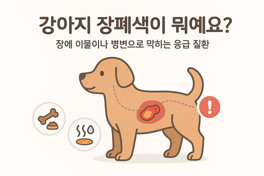 강아지 장폐색